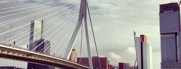 Erasmus Bridge is one of Rotterdam Trip 2016.
