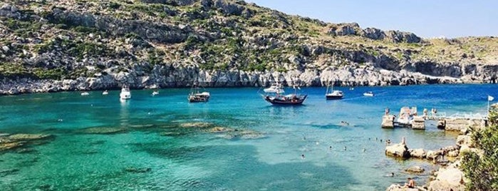 Faliraki Beach is one of Thodos.