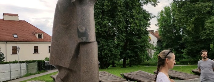 Paminklas Adomui Mickevičiui | Adam Mickiewicz monument is one of Vilnius. With love!.
