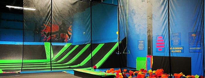 Bounce Trampoline Sports is one of Mairéad & Ashley's Adventures.