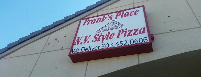 Frank's Place is one of Favorite pizza joints..