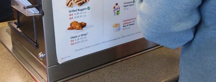 Chick-fil-A is one of JT's Checkins.