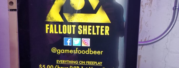 Fallout Shelter - Craft Beer & Classic Arcade is one of Wild and Wonderful West Virginia.