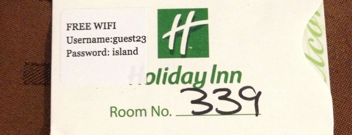 Holiday Inn is one of east coast tour.