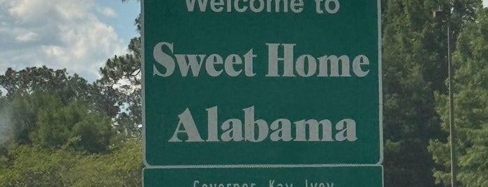 Alabama / Florida State Line is one of Road Trip 2012.