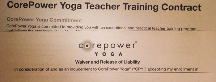 CorePower Yoga is one of Locais curtidos por Andrea.