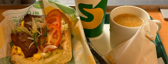 Subway is one of 北新地ランチ.