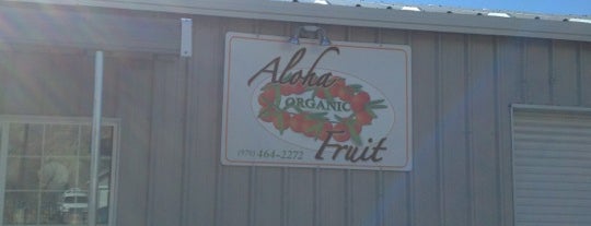 Aloha Organic Fruit is one of christopher 님이 좋아한 장소.