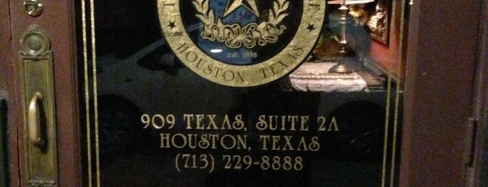 The State Bar & Lounge is one of Après Theatre Houston.