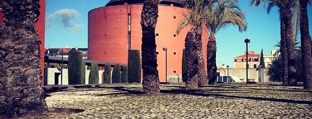 Museo Extremeño e Iberoamericano de Arte Contemporáneo. MEIAC is one of Extremadura.