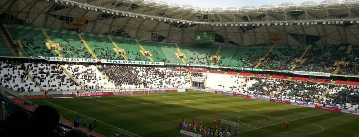 Konya Büyükşehir Stadyumu is one of Tempat yang Disukai Haluk.