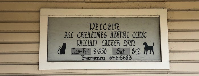 All Creatures Animal Clinic is one of Pure Shopping.