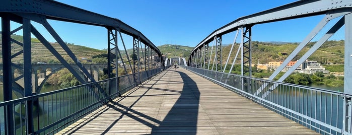 Ponte Pedonal (Ponte Metálica da Régua) is one of Portugal Roadtrip 2017🇵🇹.
