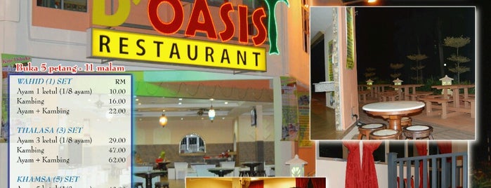 D'oasis Restaurant (The Arabian Taste's) is one of Makan @ Melaka/N9/Johor,MY #12.
