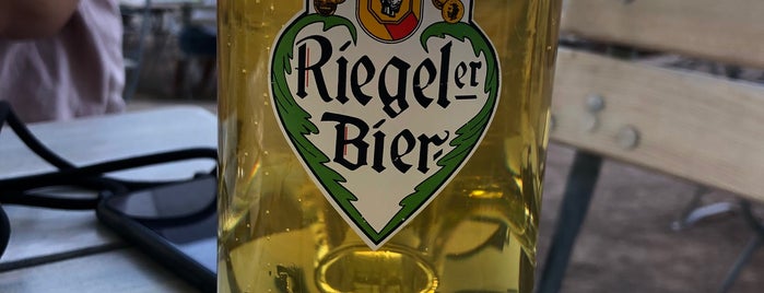 Brauhaus Riegel is one of Was trinken :-).