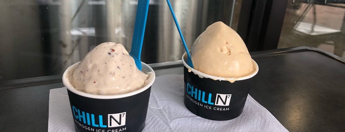 Chill-N' Nitrogen Ice Cream is one of สถานที่ที่ Susana ถูกใจ.