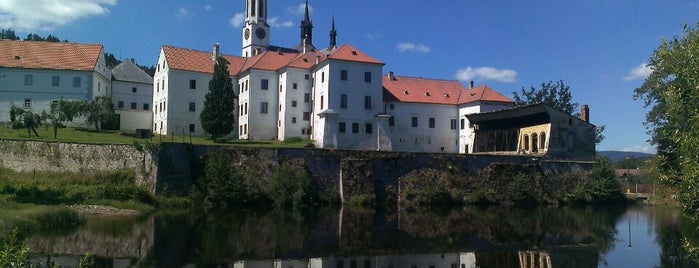 Cisterciácký klášter Vyšší Brod is one of Lieux sauvegardés par Vinícius.