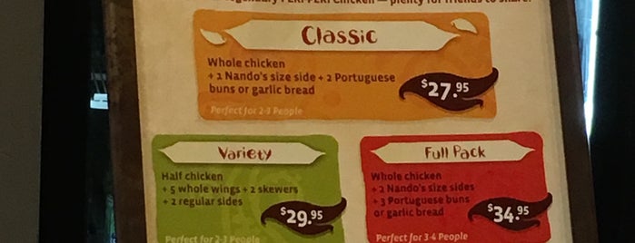 Nando's Flame-Grilled Chicken is one of Nando's Canada & USA.