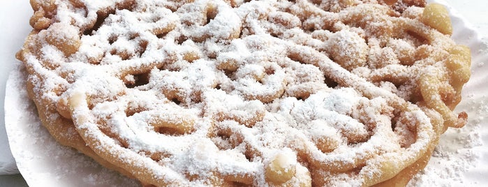 Funnel Cakes is one of Locais curtidos por Timothy.