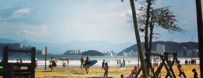 Praia do Embaré is one of Tempat yang Disukai Joao.