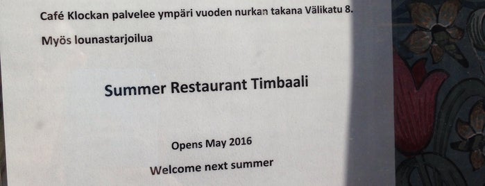 Restaurant Timbaali is one of Top restaurants.