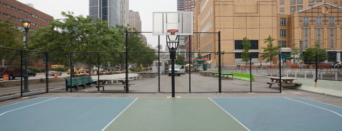 Battery Park Basketball Courts is one of Carmelo Anthony's #PlayForNY.