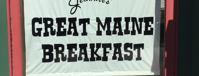 Jeannie's Breakfast is one of The best of Maine.