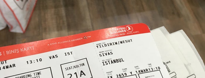 Sivas Demirağ Havaalanı is one of Sivas.