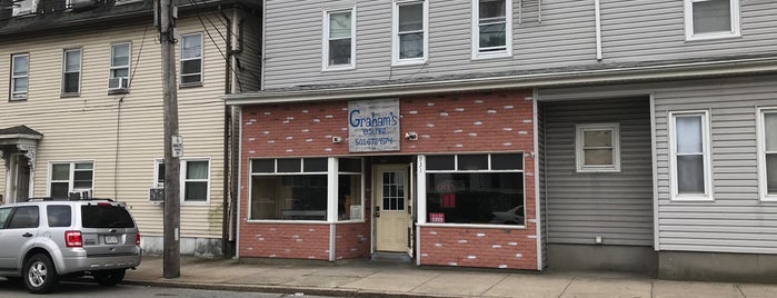 Grahams Hot Dogs is one of New England To Do.