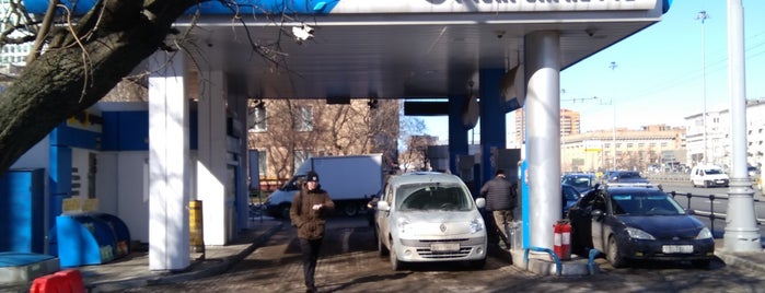 Газпромнефть АЗС № 98 is one of Продукция Sanitelle на АЗС.