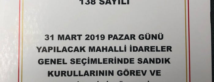 Esenler yüksek seçim kurulu is one of Posti salvati di Gül.