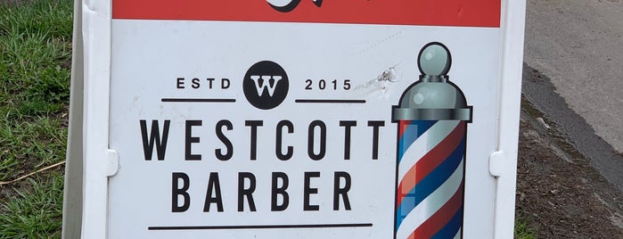 Westcott Barber is one of Lieux qui ont plu à Patrick.