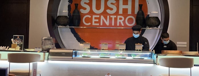 Sushi Centro is one of Tempat yang Disukai Sarah.