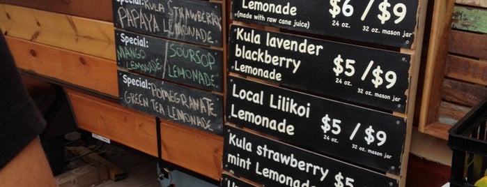 Wow Wow Lemonade is one of Maui.