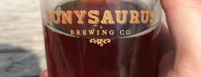 Ponysaurus Brewing is one of Lugares favoritos de Ethan.