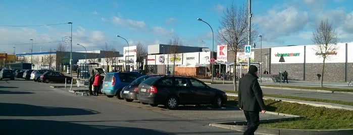 Kaufland is one of deep in the woods.