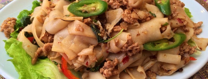 Ontar Thai Restaurant is one of Pad Kee Mao in the IE - Who Does It Best.