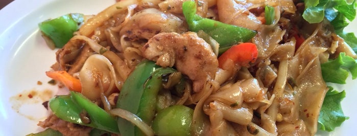 Riverside Thai Kitchen is one of Pad Kee Mao in the IE - Who Does It Best.