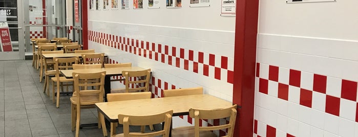 Five Guys is one of Places to Eat.