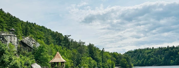 Mohonk Lake is one of T.