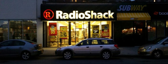 RadioShack is one of Been to..