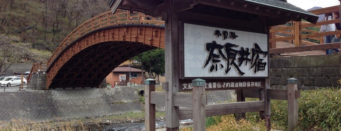 中山道 木曽路 奈良井宿 is one of Masahiro 님이 좋아한 장소.