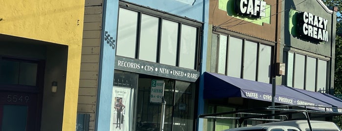 Groove Yard is one of Oakland record shops.