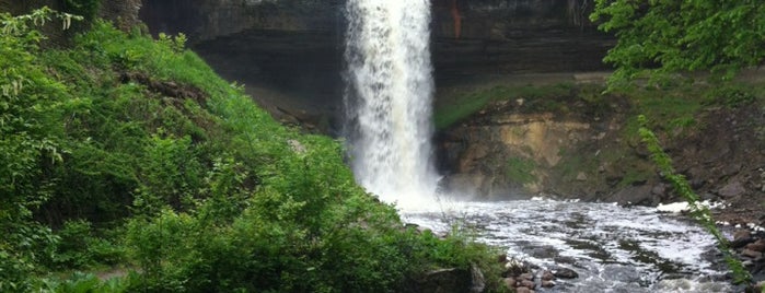 Minnehaha Falls is one of Mpls.
