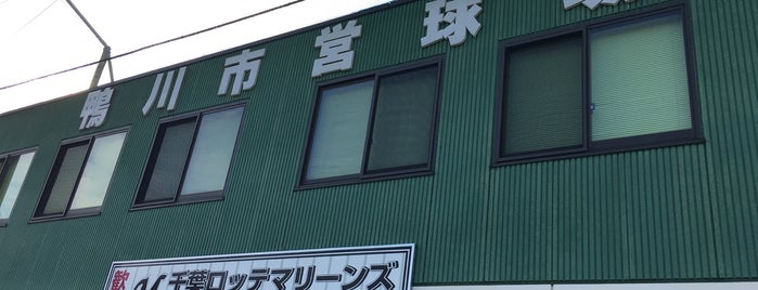 鴨川市営球場 is one of baseball stadiums.