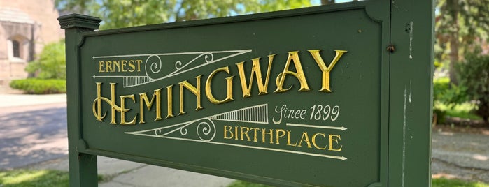 Birthplace Home of Ernest Hemingway is one of Chicago To-Do.