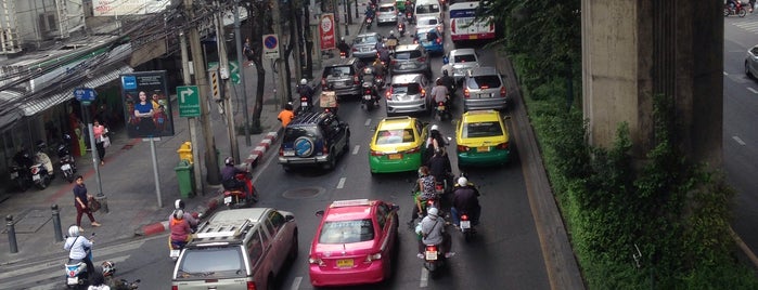 Sukhumvit Road is one of Bangkok, Thailand.