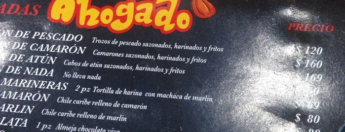 Camarón Ahogado is one of Food.