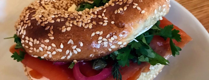 Crew Collective & Cafe is one of The 15 Best Places for Bagels in Montreal.