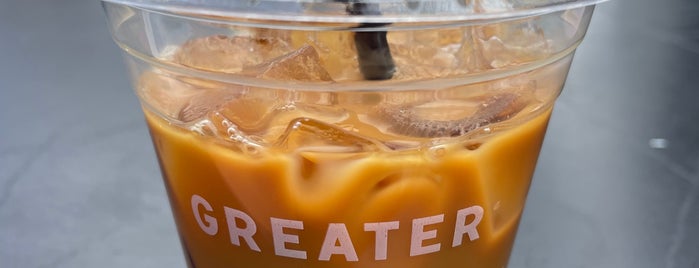 Greater Goods Coffee Roasters is one of Booze, BBQ, and Breakfast Tacos in Austin.